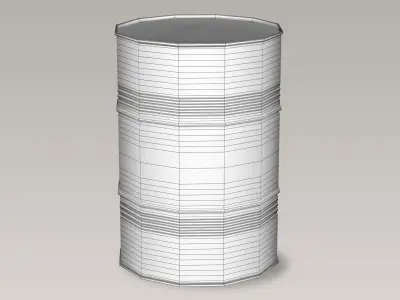 Designer Barrels Pack 3D model