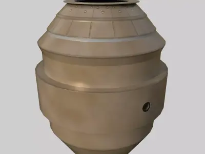 Furnace Chamber Low-poly 3D model