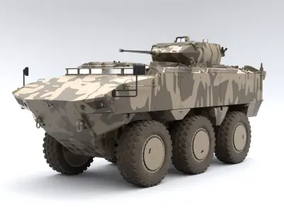 Pars 3 6X6 3D model
