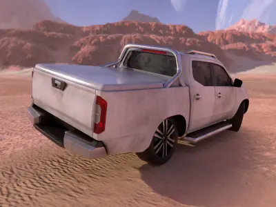 Pickup Stone Low-poly 3D model