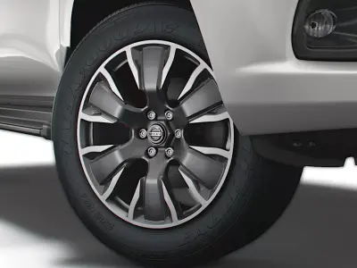 Nissan Navara 2020 wheel 3D model