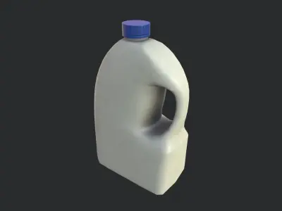 Plastic Canister 03 Low-poly 3D model