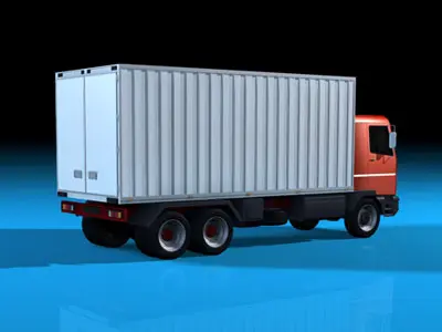 Old truck 3D model