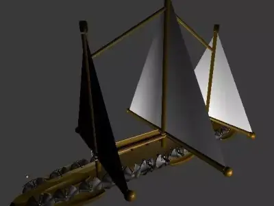 war ship 3D model