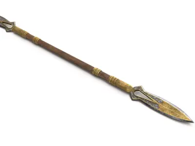 Spear V3 PBR Low-poly 3D model