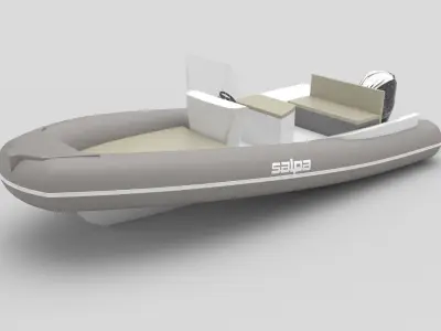 Salpa Soleil 20 Rubber Boat Free 3D model