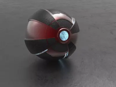 freeze grenade Low-poly 3D model