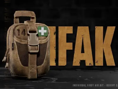 IFAK - Medic pouch Low-poly 3D model