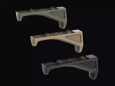 Fore grip Magpul AFG Angled M-Lok System Low-poly 3D model
