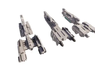 Spaceship-spacecraft-10 3D model