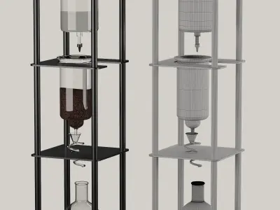 Cold Brew Coffee Tower 3D model