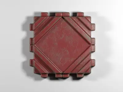 Iron weight  Low-poly 3D model