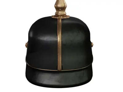 Helmet medieval 5 Low-poly 3D model