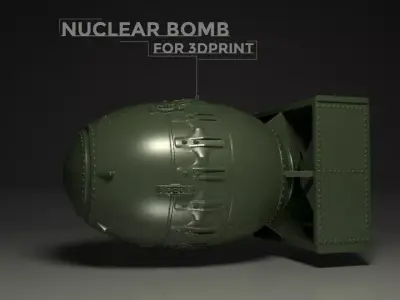 Nuclear bomb for 3Dprint 3D print model