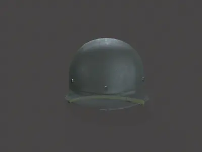 Militery Helmet Low-poly 3D model