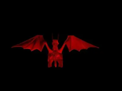 Red Dragon 3DMax 2016 Free low-poly 3D model