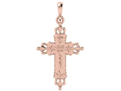 CROSS PENDANT CR194 3D print model