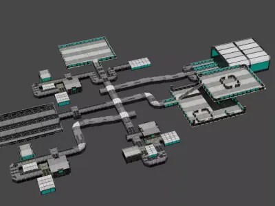 sci fi room part 4 3D model