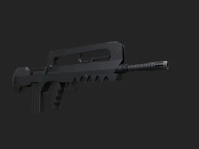 Famas F1 Low-poly 3D model buy