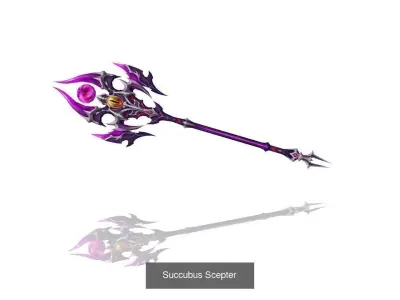 Succubus Weapons 3D Model Pack