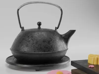 Japanese tea 3D model