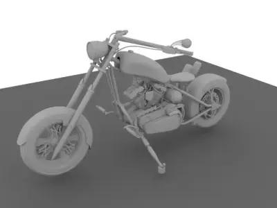 Motor Cycle Free 3D model