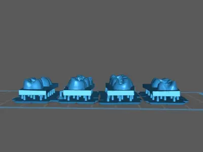 Dental training models 3D print model