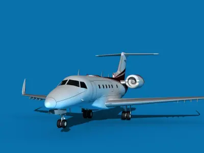 Embraer Praetor 500 V09 3D model