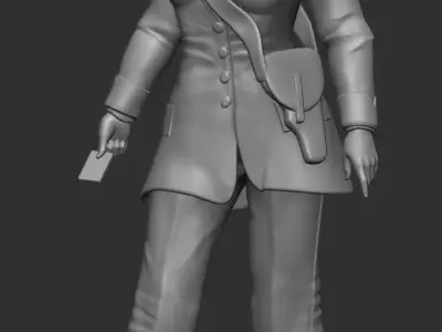 Carabiniere Donna 3D print model