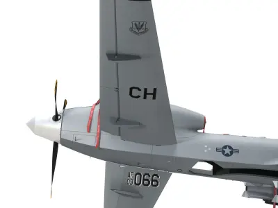 MQ-9 Reaper Military Aircraft Drone 3D model purchase