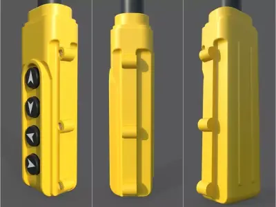 Crane Controller M8 Low-poly 3D model