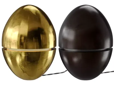 PETIT EGG LAMP by COLIN KING and Zara Home 3D model