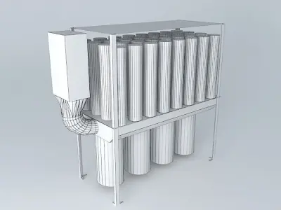 Industrial filter Unit, Nestro Free 3D model