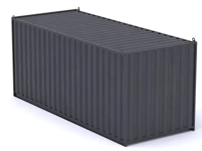 Office Container 20ft 3D model