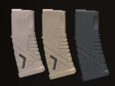 HK Magazine Gen 3 Low-poly 3D model