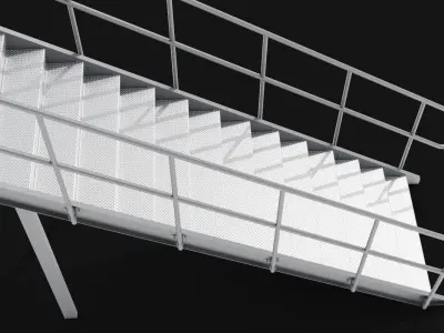 Metal Stairs 3D model purchase