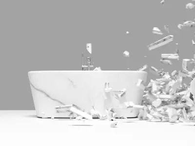 Marble Commercial Low-poly 3D model