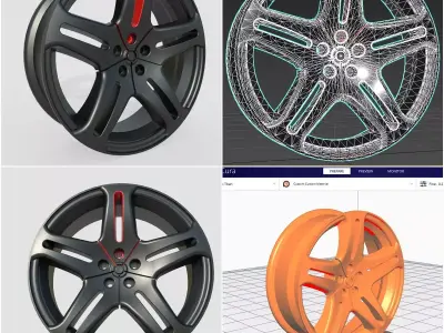 Rim 17 in M4 3D model