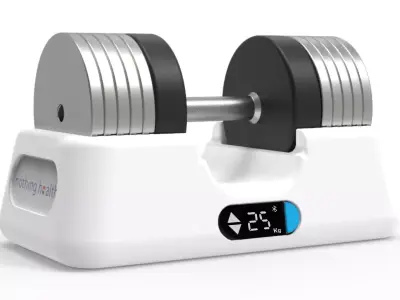 Adjustable dumbbell 3D model buy
