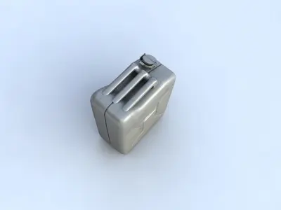 Gallon metal canister 3D model