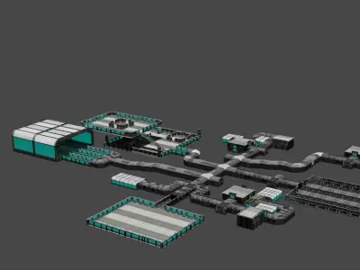 sci fi room part 4 3D model