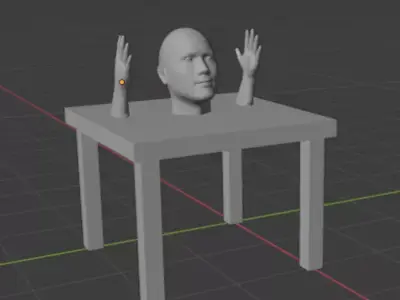Bizarre Table 3D model