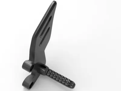 YAMAHA MT09 2021 2023 HEEL GUARD PARATACCO 3D print model