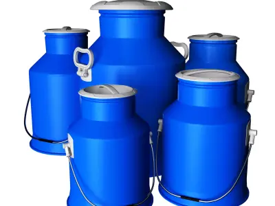 Milk can 3D model purchase