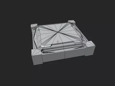 Sci-Fi First Aid Kit Low Poly Game-Ready PBR Asset Low-poly 3D model