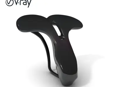 Ergonomic Bicycle Saddle Model Pack Low-poly 3D model