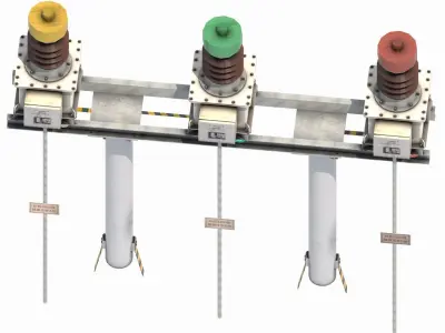 Voltage Transformer 3D model