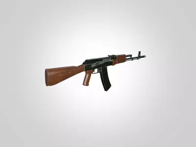 Tactical Assault Rifle - High Poly PBR 3D Model 3D model