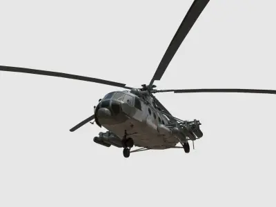 MI 171 helicopter Ukraine Low-poly 3D model
