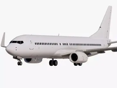 Boeing 737-800 Template 3D model